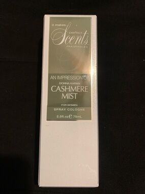 Donna Karan Cashmere Mist Spray Cologne - White & Sage Green Box